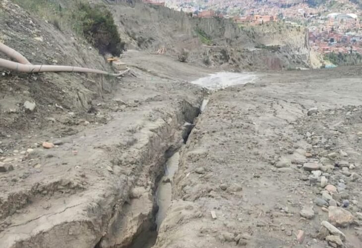 Advierten que existe el riesgo de una nueva mazamorra en la parte baja de Llojeta