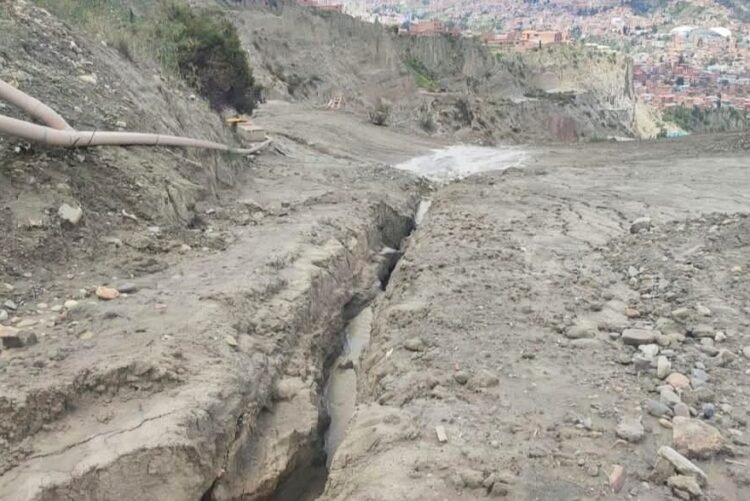 Advierten que existe el riesgo de una nueva mazamorra en la parte baja de Llojeta